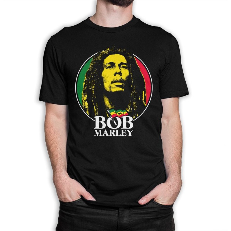 Bob Marley Tricolour T-shirt — T-shirts pour hommes