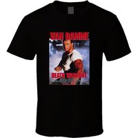 Death Warrant Movie Tee 1990 Jean Claude Van Damme Action Movies T Shirt — T-shirts pour hommes