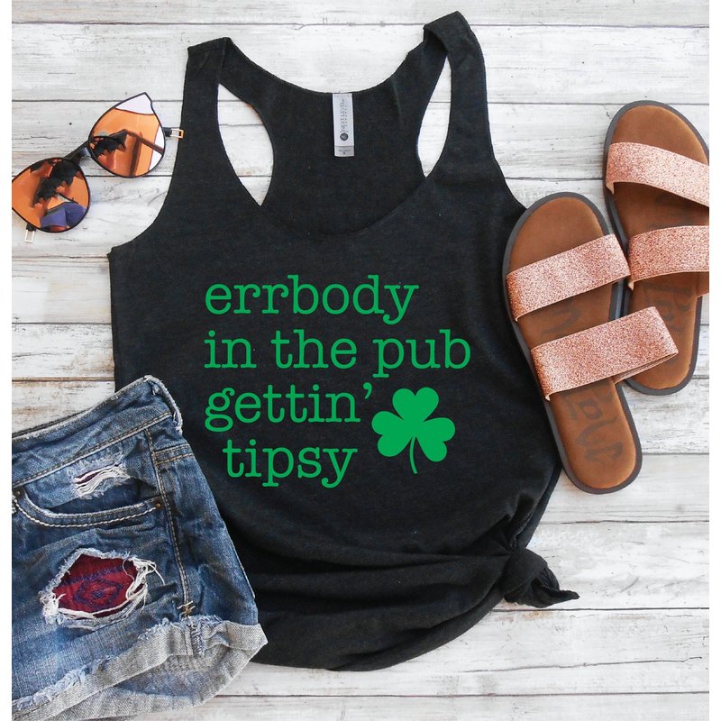 St Patricks Day Women's Tank Top — T-shirts pour hommes