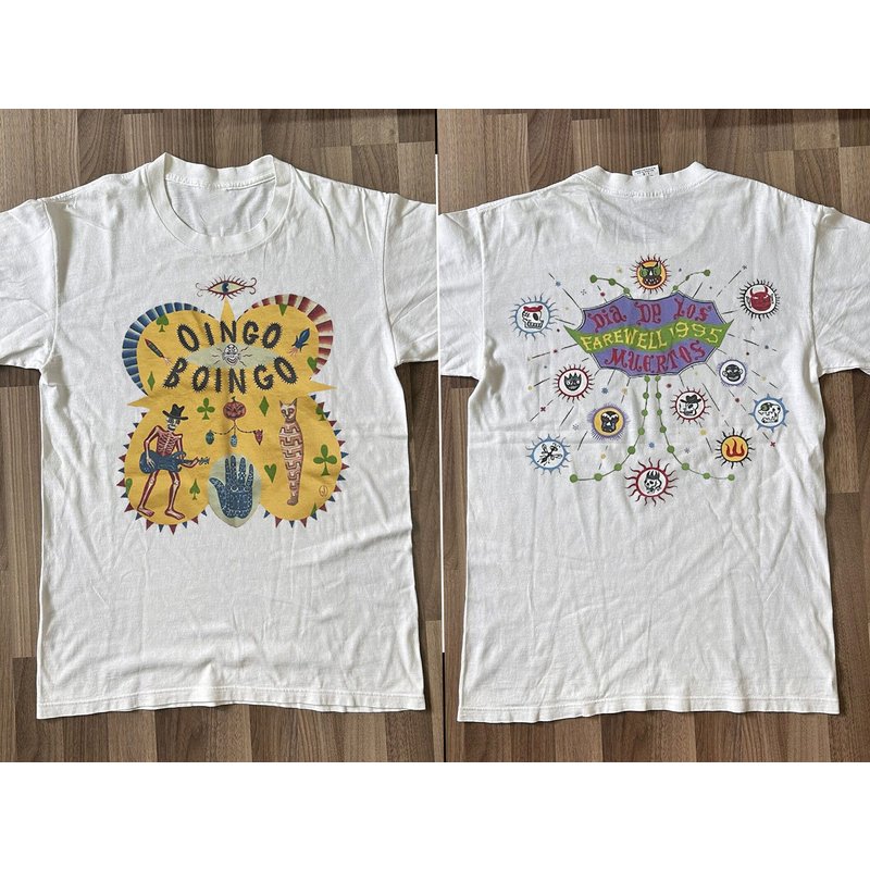Oingo Boingo 1995 Farewell Tour Dias De Las Muertos Band T-shirt — T-shirts pour hommes