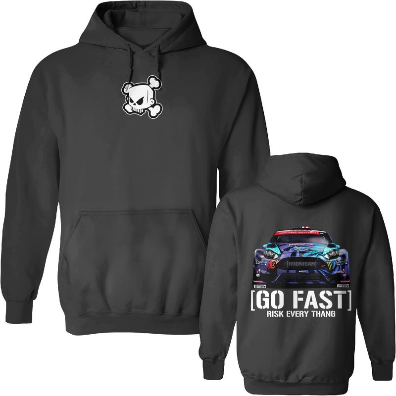 Hoonigan Ken Block Shirt, Go Fast Risk Every Thang Hoodie — Sweats à capuche pour hommes