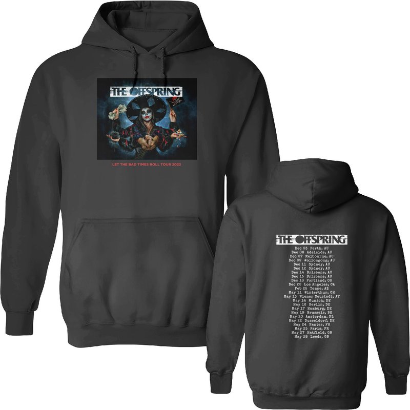 The Offspring Let The Bad Times Roll Tour 2022-2023 Hoodie — Sweats à capuche pour hommes