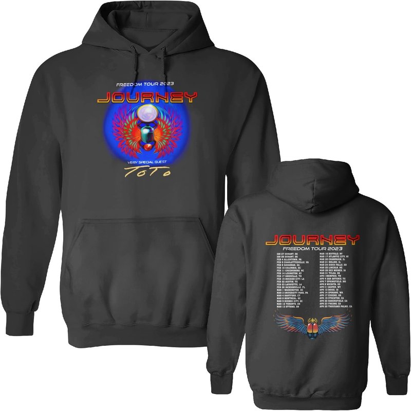 Journey 2023 Freedom Tour Hoodie — Sweats à capuche pour hommes