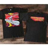 Joe Satriani Surfing With The Alien T-shirt, Joe Satriani Graphic T-shirt — T-shirts pour hommes