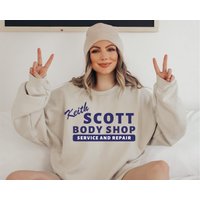 Keith Scott Body Shop Sweatshirt Tree Hill Merch Sweatshirt