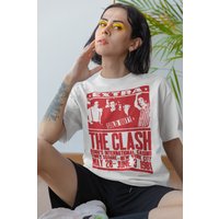 The Clash T-shirt, Punk Shirt, Rockabilly Shirt, Joe Strummer, New Wave Shirt.