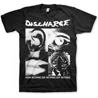 Discharge Hear Nothing See Nothing Say Nothing Album Cover T-shirt — T-shirts pour hommes