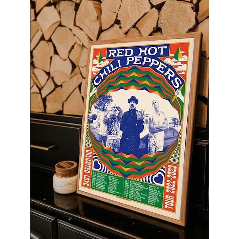 Red Hot Chili Peppers Poster Unlimited Love Tour 2022-2023, Home Decor — Posters & Prints