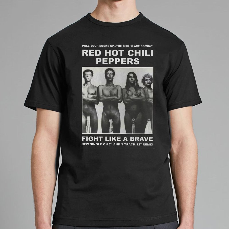 Red Hot Chili Peppers Shirt, Red Hot Sock Shirt, 2023 Tour Shirt — T-shirts pour hommes