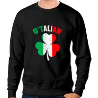 O'talian Italian Irish Shamrock Sweatshirt — Sweats à capuche pour hommes