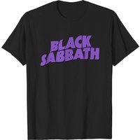 Black Sabbath Purple Logo T-shirt — T-shirts pour hommes