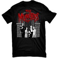 Munsters Family Portrait W/ Red Logo T-shirt — T-shirts pour hommes