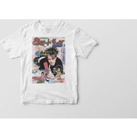The Cure Shirt, Japanese 80s Cover, Robert Smith Vintage Tee, Unisex — T-shirts pour hommes