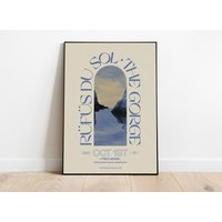 Rfs Du Sol Poster Rfs Du Sol Tour Poster Dance Music — Posters & Prints