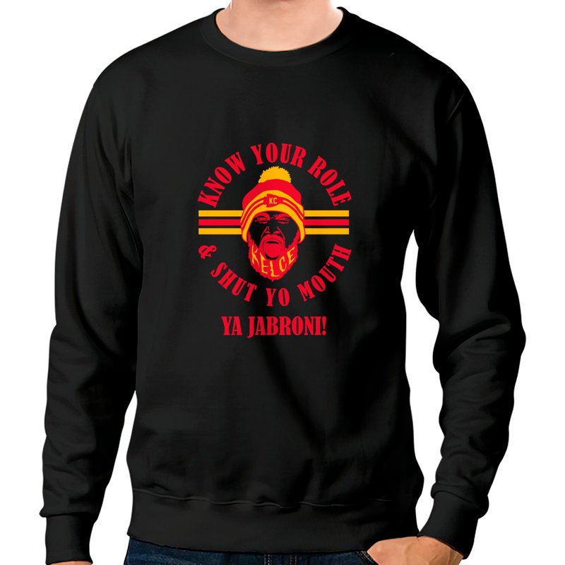 Know Your Role And Shut Your Mouth Sweatshirt — Sweats à capuche pour hommes