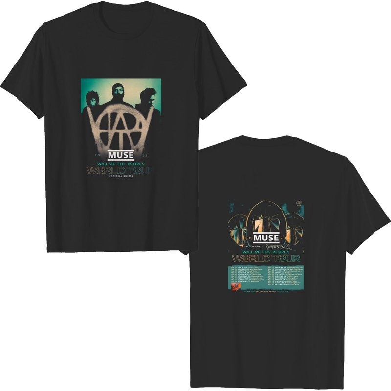 The Muse Tour 2023 Double Sided Shirt — T-shirts pour hommes