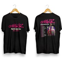 Gorillaz Tour Music Double Sided Shirt