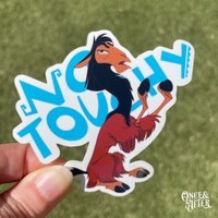 No Touchy Kuzco Sticker — Stickers & Decals