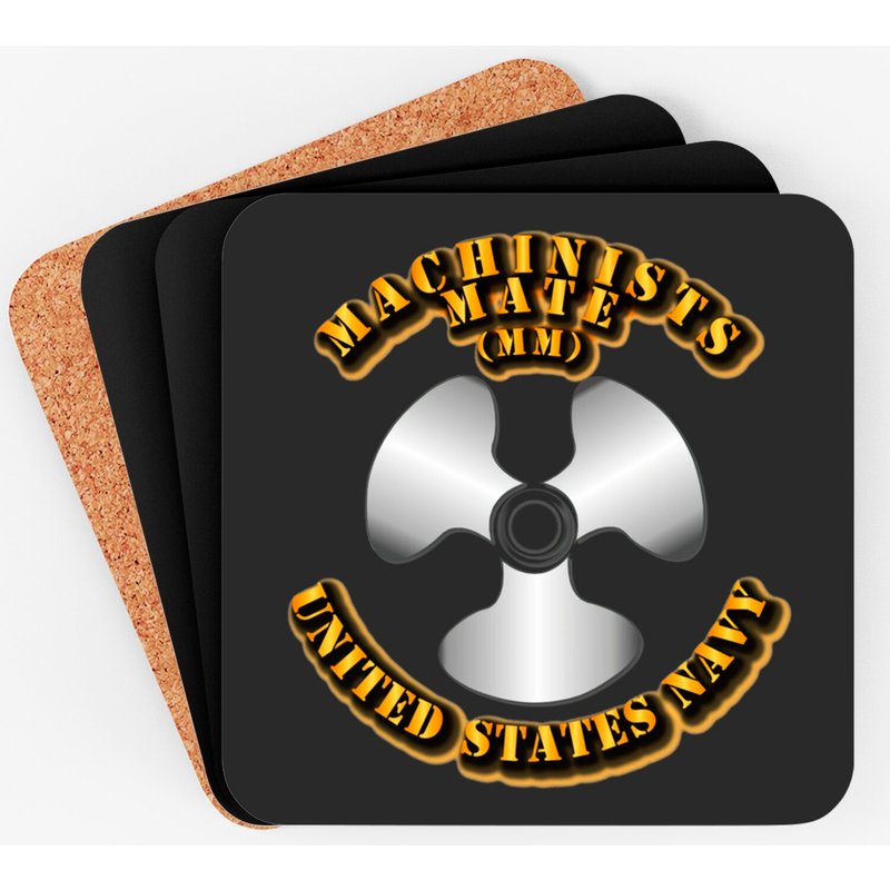 Navy - Rate - Machinists Mate - Navy Rate Machinists Mate - Coasters — Coasters & Placemats