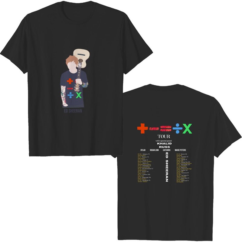E.d S.heeran Tour 2023 Shirt, E.d S.heeran Mathematics Tour 2023 T-shirt — T-shirts pour hommes