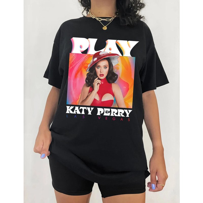 Katy Perry Play Las Vegas Shirt, Katy Perry Concert Tee — T-shirts pour hommes