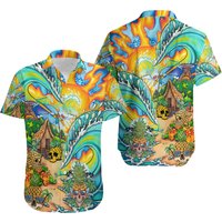 Colorfull Hawaiian Shirt,flowers Hawaiian Shirt