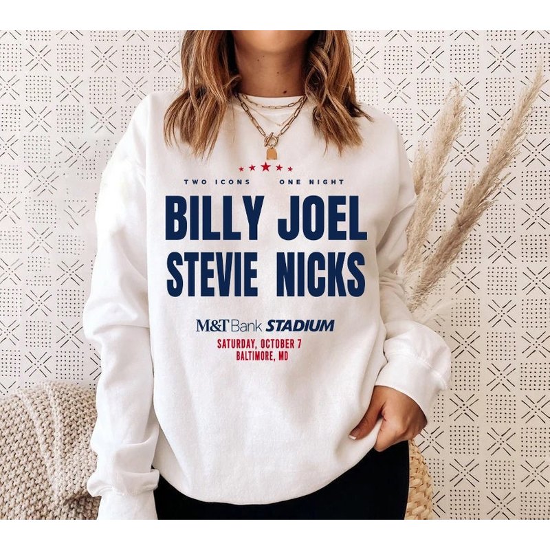 Billy Joel N Stevie Nicks Tour 2023 Sweatshirt, Billy Joel Fan Gift — Sweats à capuche pour hommes