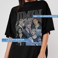 Jimin Shirt Ji-min Korean Pop Singer Kpop Fans T Shirt — T-shirts pour hommes
