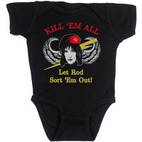 Rod Stewart Kill Em All Let Rod Sort Em Out! Baby Onesie
