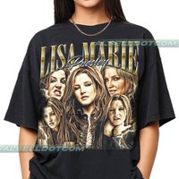Lisa Marie Presley Vintage T-shirt — Mens T Shirts