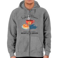 Gilmore Girls Luke's Diner Zip Hoodies — Sweats à capuche pour hommes
