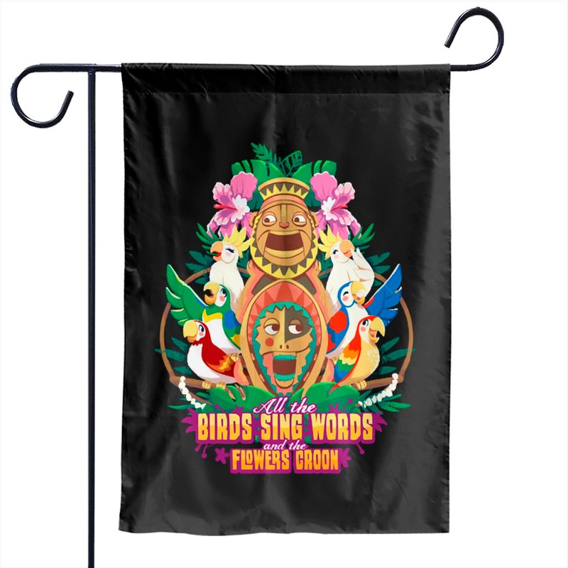 Tiki-tastic - Tiki Room - Garden Flags — Drapeaux décoratifs