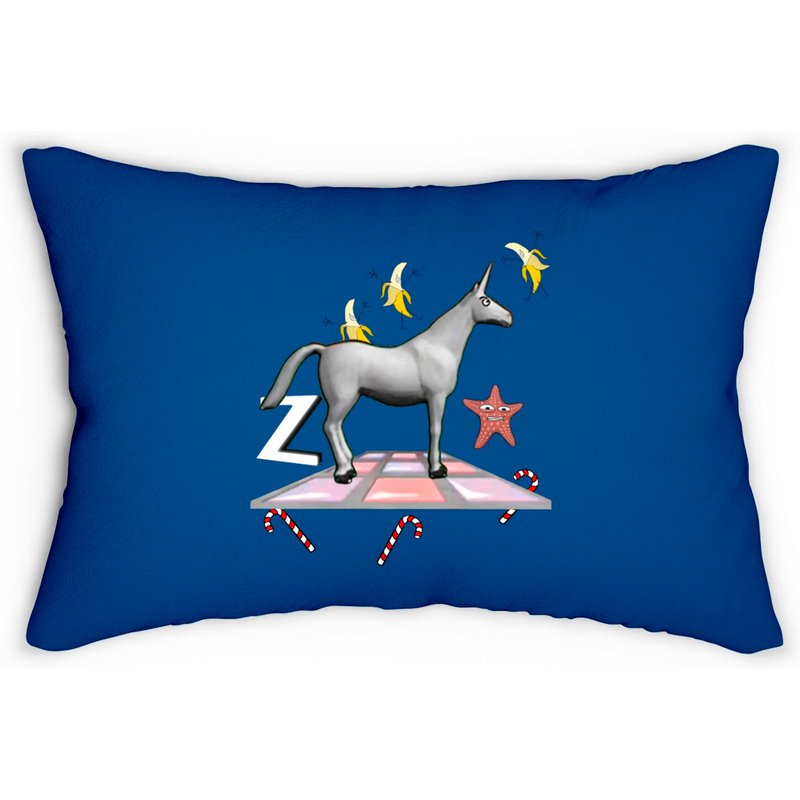 Charlie The Banana King - Charlie The Unicorn - Lumbar Pillows — Coussins décoratifs