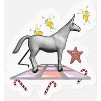 Charlie The Banana King - Charlie The Unicorn - Stickers — Stickers & Decals
