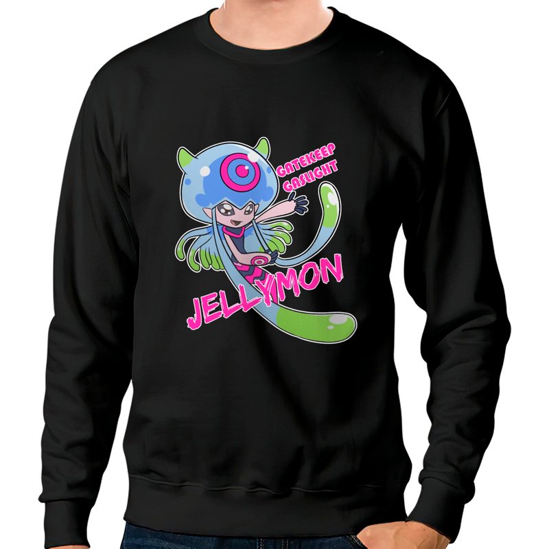 Girlboss Jellymon - Digimon - Sweatshirts — Sweats à capuche pour hommes