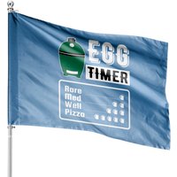 Ceramic Green Egg Timer - Big Green Egg House Flag — Decorative Flags