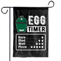 Ceramic Green Egg Timer - Big Green Egg Garden Flag