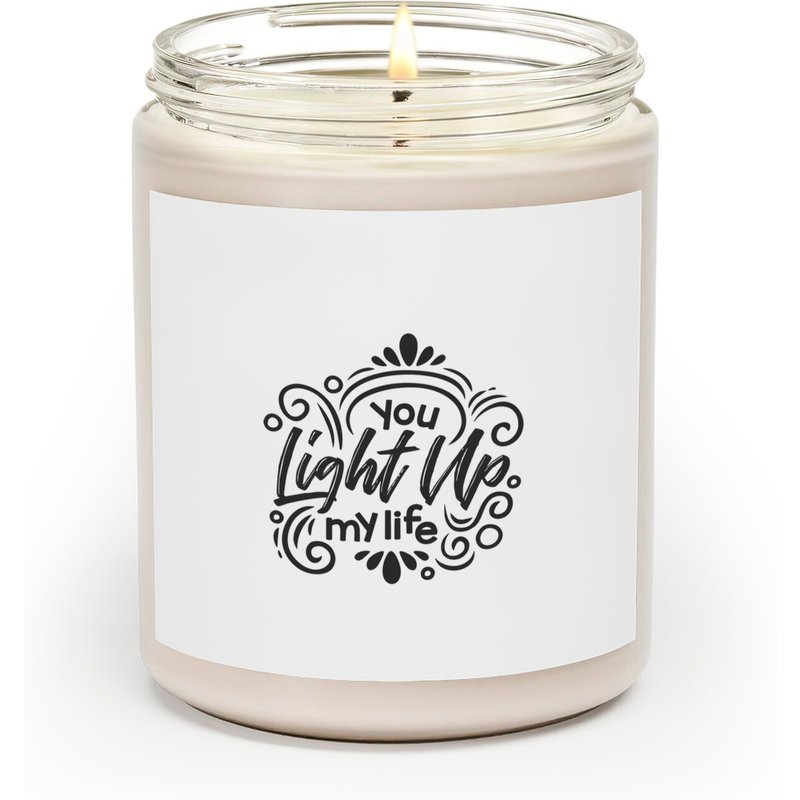 You Light Up My Life Scented Candle — Bougies parfumées