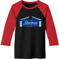 Graceland, Distressed - Elvis - Baseball Tees
