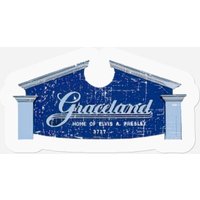 Graceland, Distressed - Elvis - Stickers
