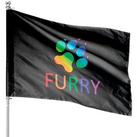 Furry Pride! House Flags — Decorative Flags