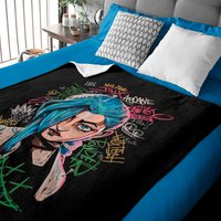 Jinx - Arcane - Baby Blankets — Couvertures pour bébé