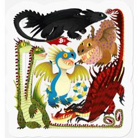 Httyd- Toothless And The Dragon Gang - How To Train Your Dragon - Stickers — Stickers & Decals
