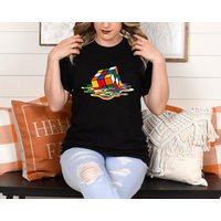 Melting Rubiks Cube Shirt - Nuggies Shirt, Melting Ribik Cube Shirt
