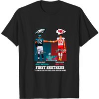 Jason Kelce Vs Travis Kelce First Brothers Shirt