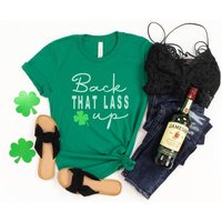 Back That Lass Up Funny St. Patrick's Day Shirt — T-shirts pour hommes