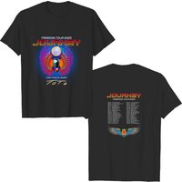 Journey Freedom Tour 2023 Rock Band 50th Anniversary Tour Concert T-shirt — T-shirts pour hommes