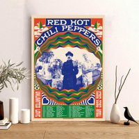Chili Peppers Unlimited Love Tour 2022-2023 Canvas Poster, Red Hot Tour 2023 Poster