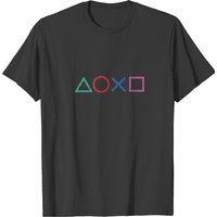 Playstation Icons Grunge Distressed T-shirts — T-shirts pour hommes