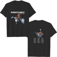Beyoncé Renaissance Tour Dates 2023 Double-sided T-shirt